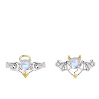 Fashion Angel Metal Plating Inlay Artificial Gemstones Women's Rings 1 Piece main image 5