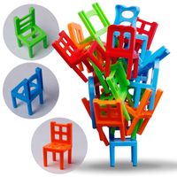 Parent-child Party Puzzle Board Game Children's Stacking Chair Toy main image 5