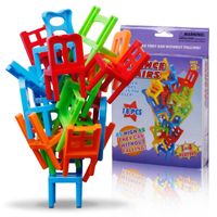 Parent-child Party Puzzle Board Game Children's Stacking Chair Toy sku image 1