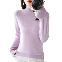 Women's Knitwear Long Sleeve Sweaters & Cardigans Fashion Solid Color main image 5