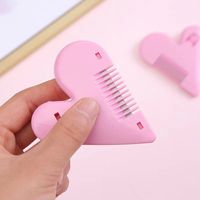 Peach Heart Double Sided Thinning Bangs Trimming Comb main image 1