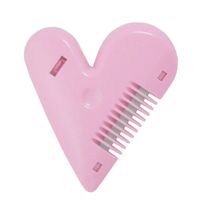 Peach Heart Double Sided Thinning Bangs Trimming Comb sku image 1
