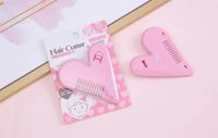 Peach Heart Double Sided Thinning Bangs Trimming Comb sku image 2