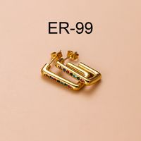 1 Pair Fashion Round Tassel Plating Inlay Stainless Steel Titanium Steel Zircon Drop Earrings Earrings sku image 1