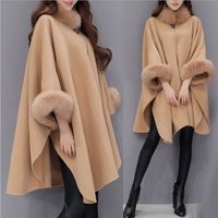 Women's Elegant Solid Color Patchwork Single Breasted Coat Woolen Coat main image 4