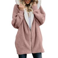 Women's Coat Long Sleeve Hoodies & Sweatshirts Patchwork Fashion Solid Color main image 3