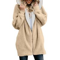 Women's Coat Long Sleeve Hoodies & Sweatshirts Patchwork Fashion Solid Color main image 2