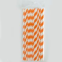 Birthday Fashion Stripe Paper Straw 1 Piece sku image 4