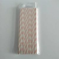 Birthday Fashion Stripe Paper Straw 1 Piece sku image 13
