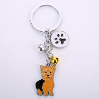 Fashion Dog Metal Unisex Bag Pendant Keychain 1 Piece sku image 15