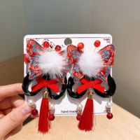 Fashion New Year Braids Children's Hairpins Chinese Tassel Hairpin sku image 24
