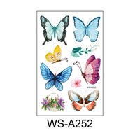 Papillon Pvc Tatouages & Art Corporel 1 Pièce sku image 2