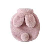 Cartoon Rabbit-like Plush Hand Warmer Hot Compress Belly Removable And Washable Pvc Explosion-proof Hot Water Injection Bag Cute Portable main image 5