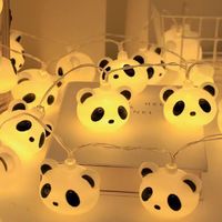 Weihnachten Süß Panda Kunststoff Innen Lichterkette 1 Stück main image 1