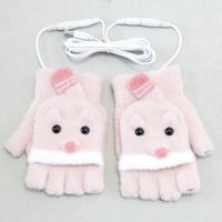 Cute Cartoon Imitation Cashmere Gloves main image 6