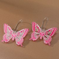 Ethnic Style Butterfly Plastic Resin Women's Drop Earrings 1 Pair main image 2