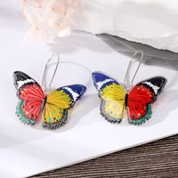 Ethnic Style Butterfly Plastic Resin Women's Drop Earrings 1 Pair sku image 1