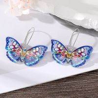 Ethnic Style Butterfly Plastic Resin Women's Drop Earrings 1 Pair sku image 2