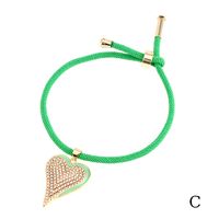 Fashion Geometric Copper Handmade Zircon Bracelets sku image 19
