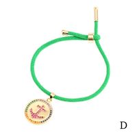 Fashion Geometric Copper Handmade Zircon Bracelets sku image 17
