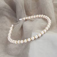 Rétro Fleur Alliage Fait Main Perles Artificielles Bande De Cheveux sku image 10