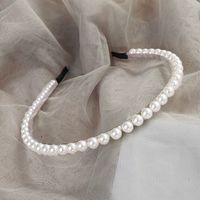 Rétro Fleur Alliage Fait Main Perles Artificielles Bande De Cheveux sku image 2