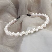 Rétro Fleur Alliage Fait Main Perles Artificielles Bande De Cheveux sku image 7