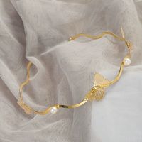 Rétro Fleur Alliage Fait Main Perles Artificielles Bande De Cheveux sku image 32