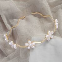 Rétro Fleur Alliage Fait Main Perles Artificielles Bande De Cheveux sku image 33