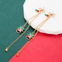 Fashion Christmas Tree Alloy Enamel Unisex Dangling Earrings 1 Pair main image 5