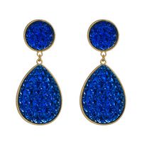 Elegant Water Droplets Alloy Glass Women's Drop Earrings 1 Pair main image 2