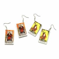 Retro Portrait Arylic Stoving Varnish Women's Drop Earrings 1 Pair main image 3