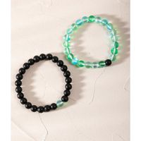 Fashion Heart Shape Agate Beaded Bracelets 1 Set sku image 39