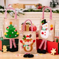 Christmas Cartoon Style Christmas Tree Snowman Cloth Party Gift Wrapping Supplies 1 Piece main image 4