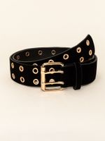 Fashion Square Pu Leather Alloy Belt Buckle Women's Leather Belts 1 Piece main image 1