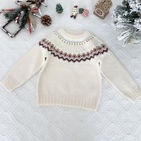 Christmas Retro Argyle Washed Cotton Hoodies & Knitwears main image 4