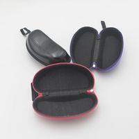 New Style Plaid Anti-pressure Portable Sunglasses Zipper Myopia Glasses Case main image 4