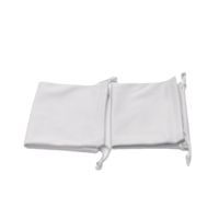 Simple High Density Microfiber Double Drawstring Sunglasses Pouch main image 4