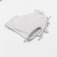 Simple High Density Microfiber Double Drawstring Sunglasses Pouch main image 3