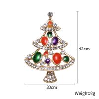 Fashion Christmas Tree Alloy Inlay Rhinestones Women's Brooches sku image 7