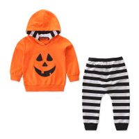 Halloween Fashion Solid Color Polyester Boys Clothing Sets sku image 1