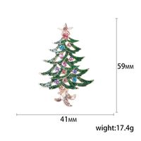 Fashion Christmas Tree Alloy Inlay Rhinestones Women's Brooches sku image 17