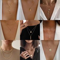Fashion Star Snake Alloy Women's Layered Necklaces 1 Piece main image 1