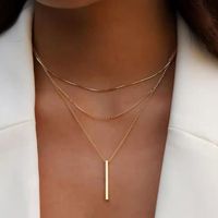 Fashion Star Snake Alloy Women's Layered Necklaces 1 Piece main image 4