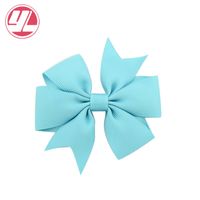 Fashion Solid Color Ribbed Mermaid Bow Hairpin Hair Accessories Children's Hair Accessories sku image 7