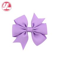 Fashion Solid Color Ribbed Mermaid Bow Hairpin Hair Accessories Children's Hair Accessories sku image 5