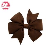 Fashion Solid Color Ribbed Mermaid Bow Hairpin Hair Accessories Children's Hair Accessories sku image 3