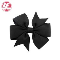Fashion Solid Color Ribbed Mermaid Bow Hairpin Hair Accessories Children's Hair Accessories sku image 4