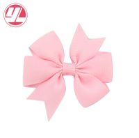 Fashion Solid Color Ribbed Mermaid Bow Hairpin Hair Accessories Children's Hair Accessories sku image 11