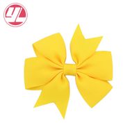Fashion Solid Color Ribbed Mermaid Bow Hairpin Hair Accessories Children's Hair Accessories sku image 10